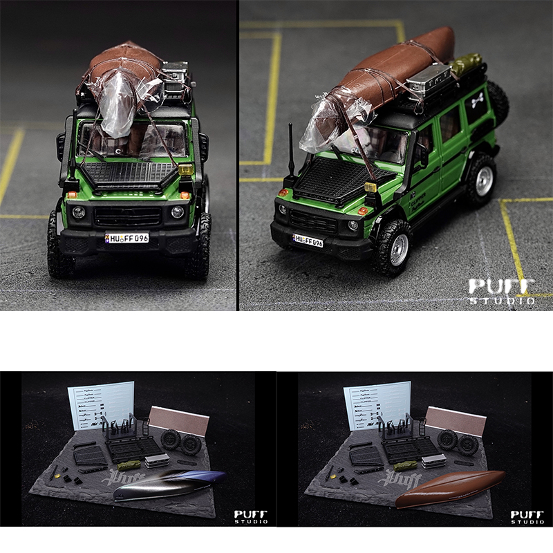 Model Kit Accessories - طقم قارب PuffStudio بمقياس 1/64 مناسب