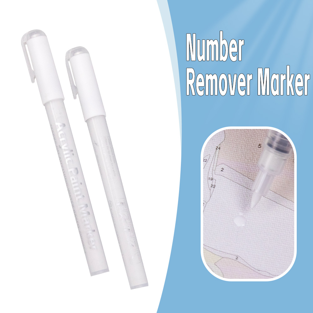 Model Kit Paint Remover - قلم مزيل الأرقام، قلم أبيض للرسم
