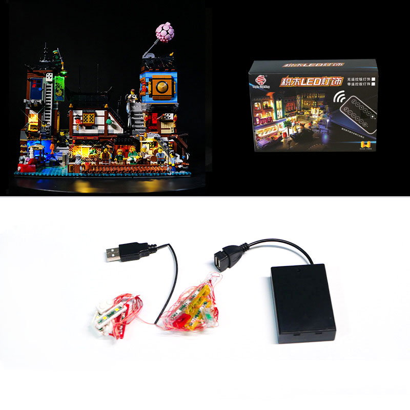 Lego Set City - مجموعة مصابيح LED لطقم LEGO 70657