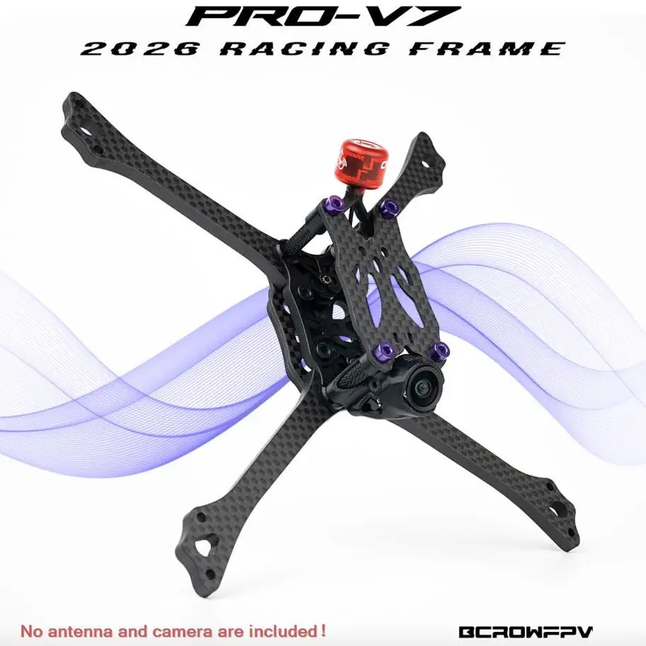 Frame Model Kit - BCROWFPV PRO-V7 طقم إطارات طائرة السباق