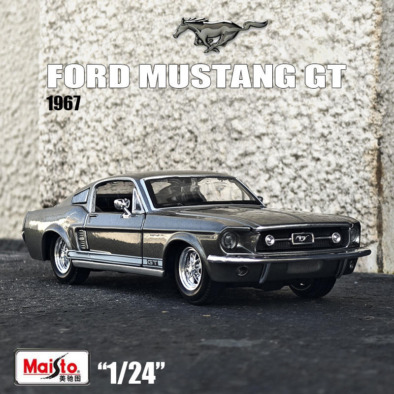Model Kit Mustang - Maisto 1:24 1967 فورد موستانج GT
