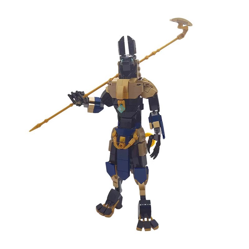 نموذج إله مصري برأس ذئب من الأ - مراجعة Model Kit Anubis وسعره