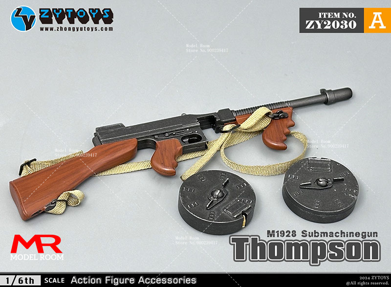 نموذج بندقية تومسون ZYTOYS ZY2 - مراجعة Model Kit Zza وسعره