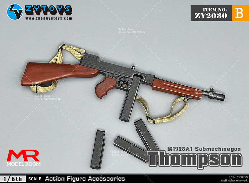 نموذج بندقية تومسون ZYTOYS ZY2 - مراجعة Model Kit Zza وسعره