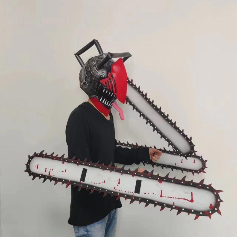 خوذة تنكرية لشخصية بوتشيتا من  - مراجعة Model Kit Chainsaw Man وسعره