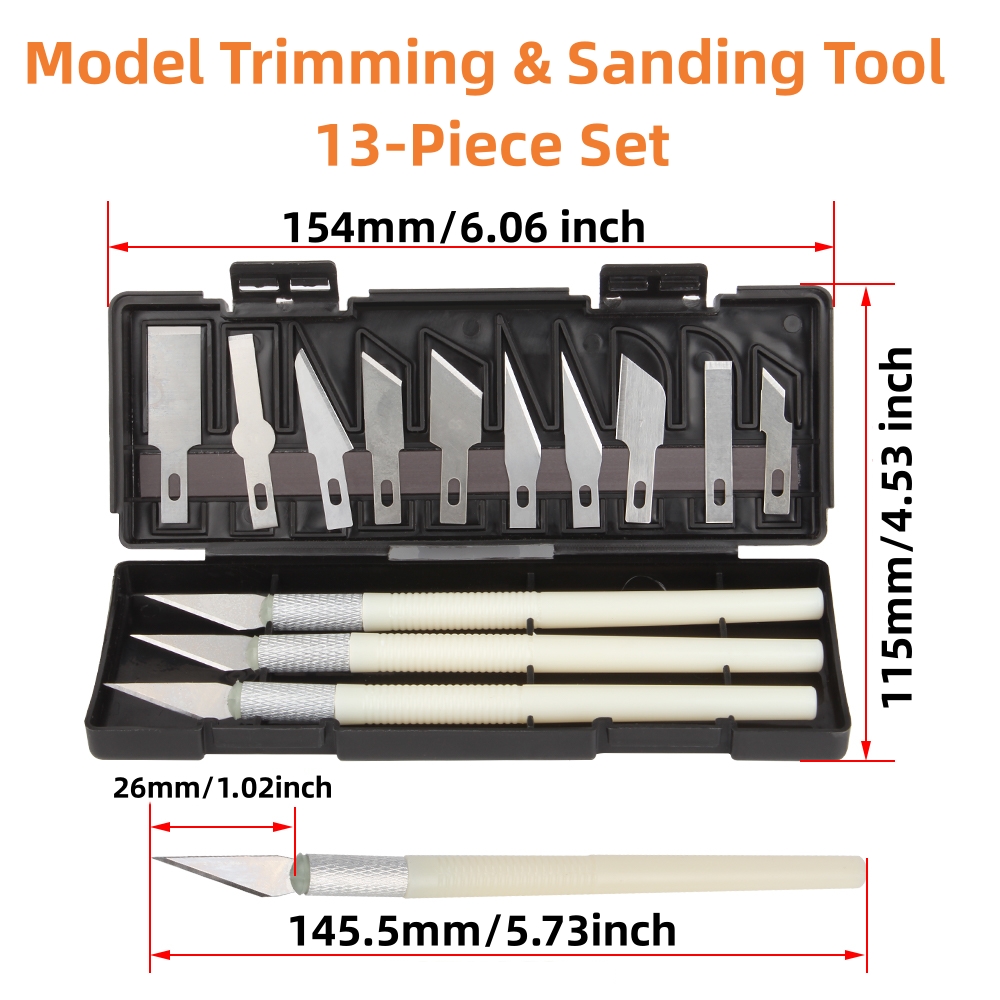 38 قطعة أدوات طحن نموذج ثلاثي  - مراجعة Model Kit Cutter وسعره