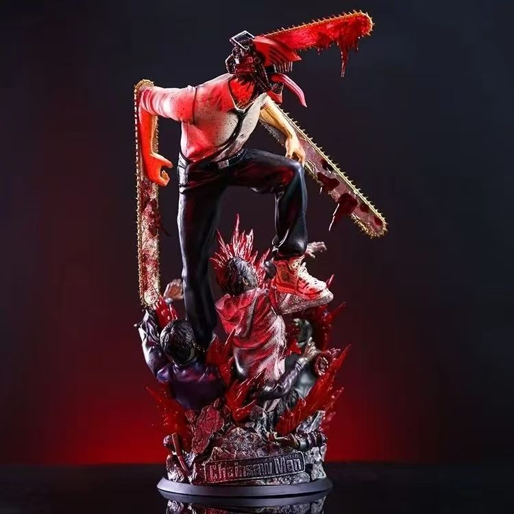 مجسم شخصية تشينسو مان قابل للت - مراجعة Model Kit Chainsaw Man وسعره