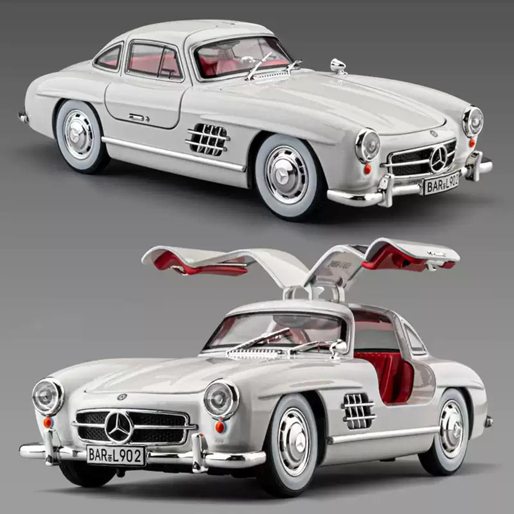 1:24 300SL W140 سبيكة نموذج ال - مراجعة Model Kit Mustang وسعره