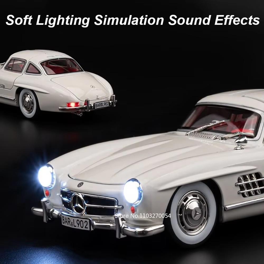 1:24 300SL W140 سبيكة نموذج ال - مراجعة Model Kit Mustang وسعره