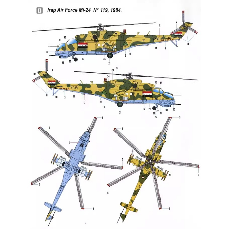 عازف البوق 1/72 MI-24V Hind-E  - مراجعة Model Kit Academy وسعره