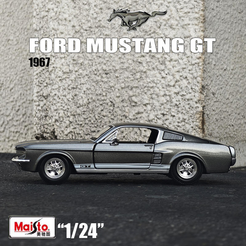 Maisto 1:24 1967 فورد موستانج  - مراجعة Model Kit Mustang وسعره