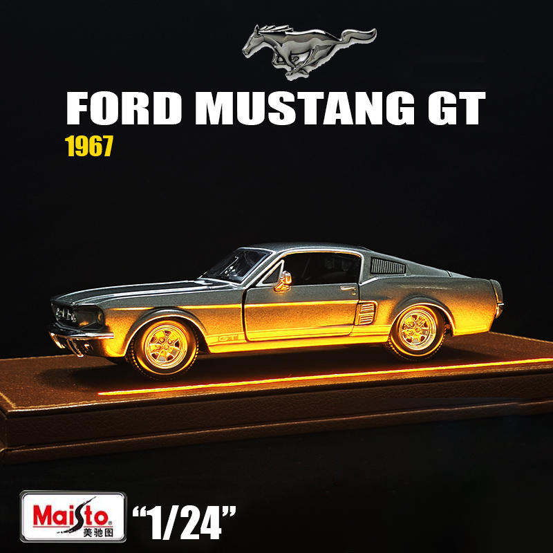 Maisto 1:24 1967 فورد موستانج  - مراجعة Model Kit Mustang وسعره
